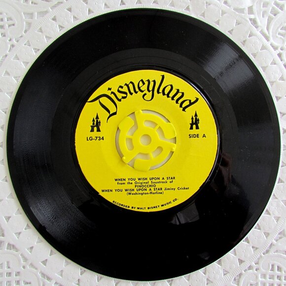 45 RPM KID'S RECORDS, LOT of 4 VINTAGE LULLABIES, THE SWING, THREE BLIND MICE + - Picture 15 of 16